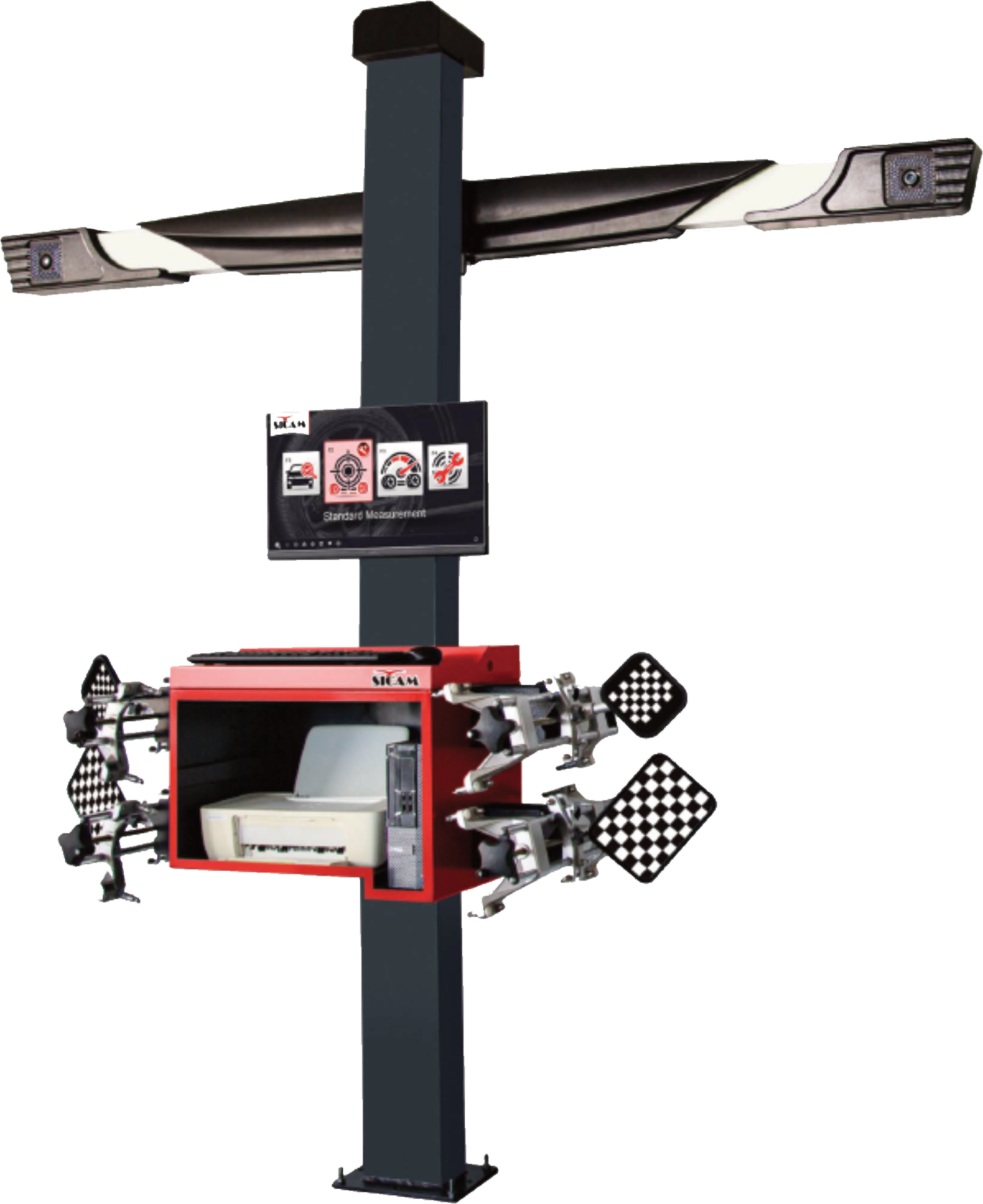 SICAM SA 924 Achsmessgerät mit motorisiertem Kamerabalken