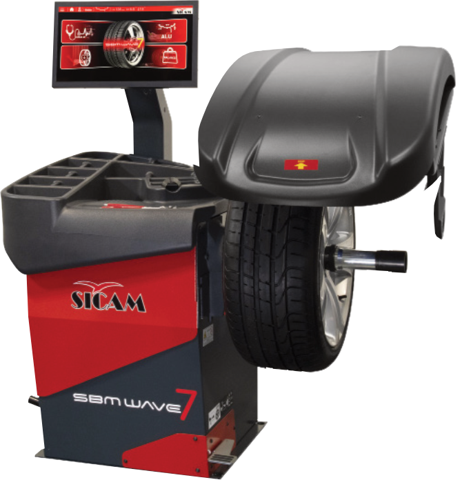 SICAM SBM WAVE 7 Radauswuchtmaschine